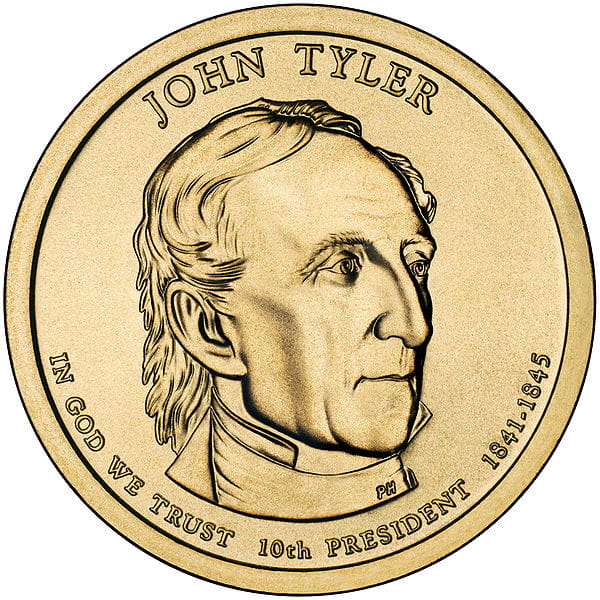 Prezydenci USA - 1$ / 2009 r. - John Tyler (nr 10)