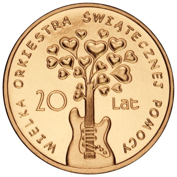 2 zł / 2012 r. - WOŚP - 20 lat