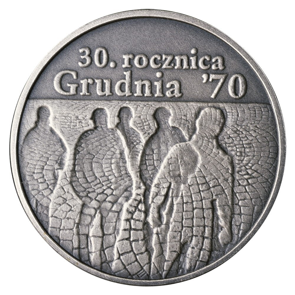 10 zł / 2000 r. - 30. rocznica Grudnia 70