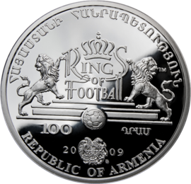 ARMENIA 100 dram / 2009 r. - Królowie futbolu: Beckenbauer