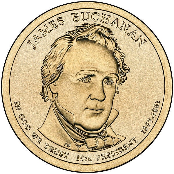 Prezydenci USA - 1$ / 2010 r. - James Buchanan (nr 15)