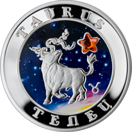 ARMENIA 100 dram / 2008 r. - ZNAKI ZODIAKU: BYK