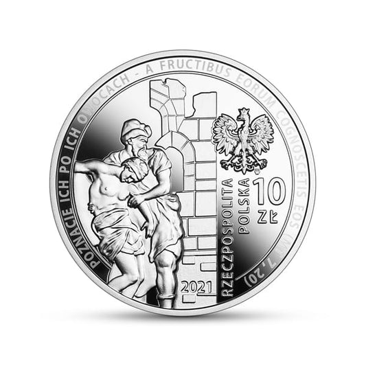 10 zł / 2021 r. - 30-lecie wznowienia działalności Caritas Polska