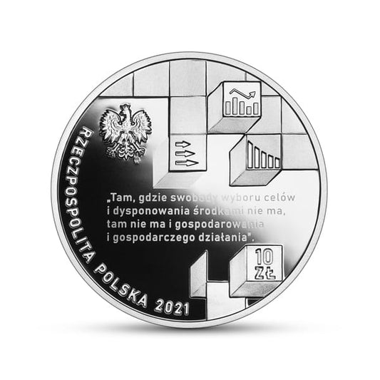 10 zł / 2021 r. - Wielcy polscy ekonomiści – Edward Taylor