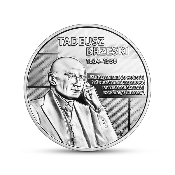 10 zł / 2021 r. - Wielcy polscy ekonomiści – Tadeusz Brzeski