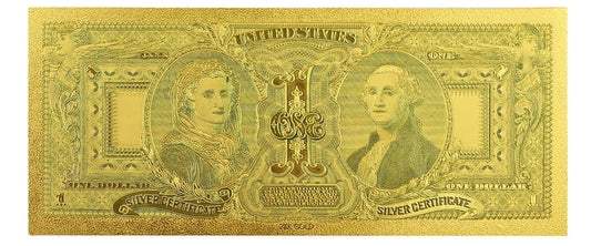 USA: Banknot złocony 1$ - JEDEN dolar /1896