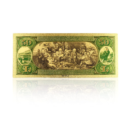 USA: Banknot złocony 50$ - PIĘĆDZIESIĄT dolarów /1875