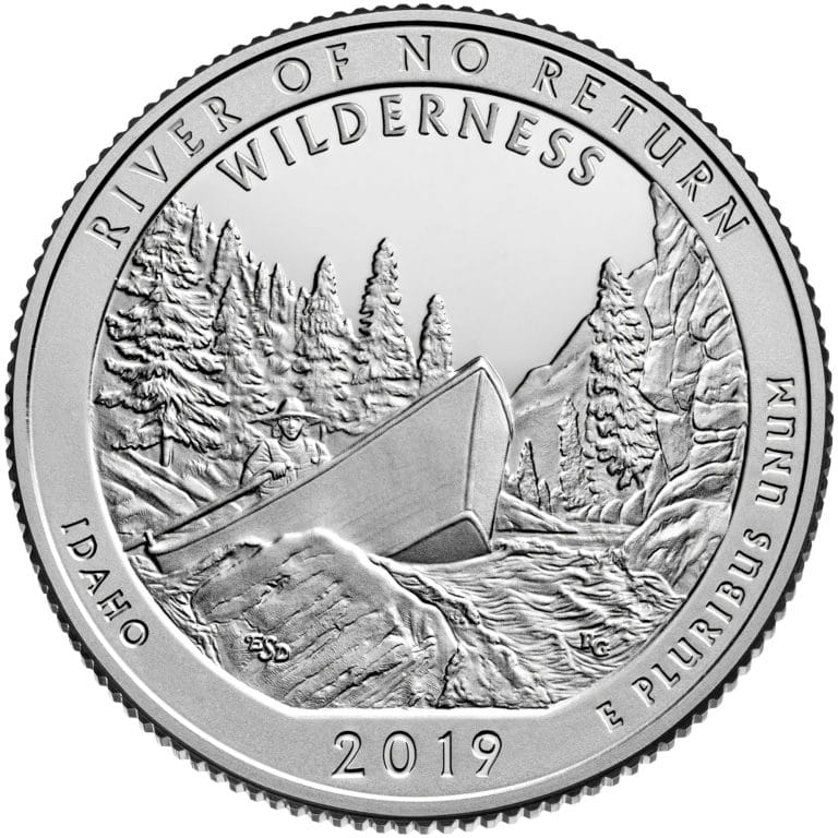 USA: 25 Centów / 2019 r. - Frank Church - River of No Return Wilderness (nr 50)