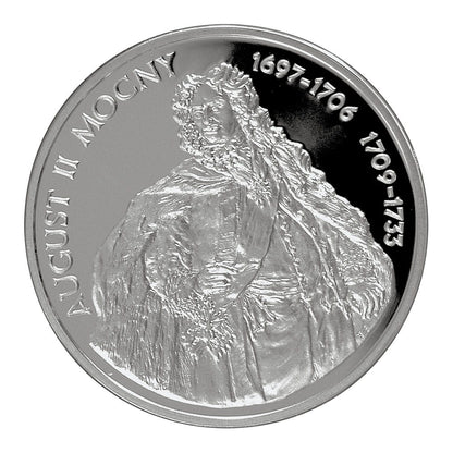 10 zł / 2005 r. -  August II Mocny (półpostać)