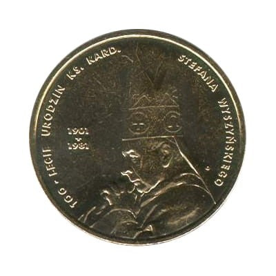 2 zł / 2001 r. - Kardynał Stefan Wyszyński