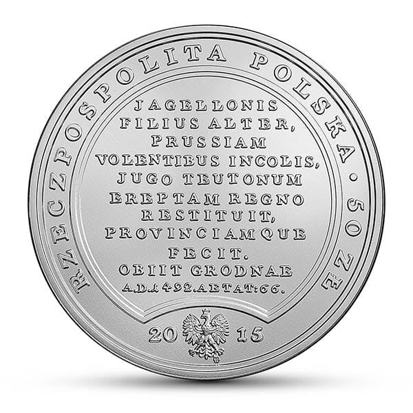 50 zł / 2015 r. -  Kazimierz Jagiellończyk