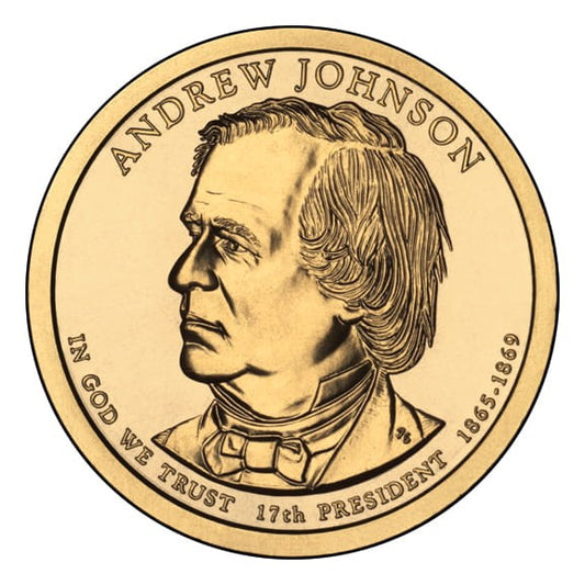 Prezydenci USA - 1$ / 2011 r. - 	Andrew Johnson  (nr 17)
