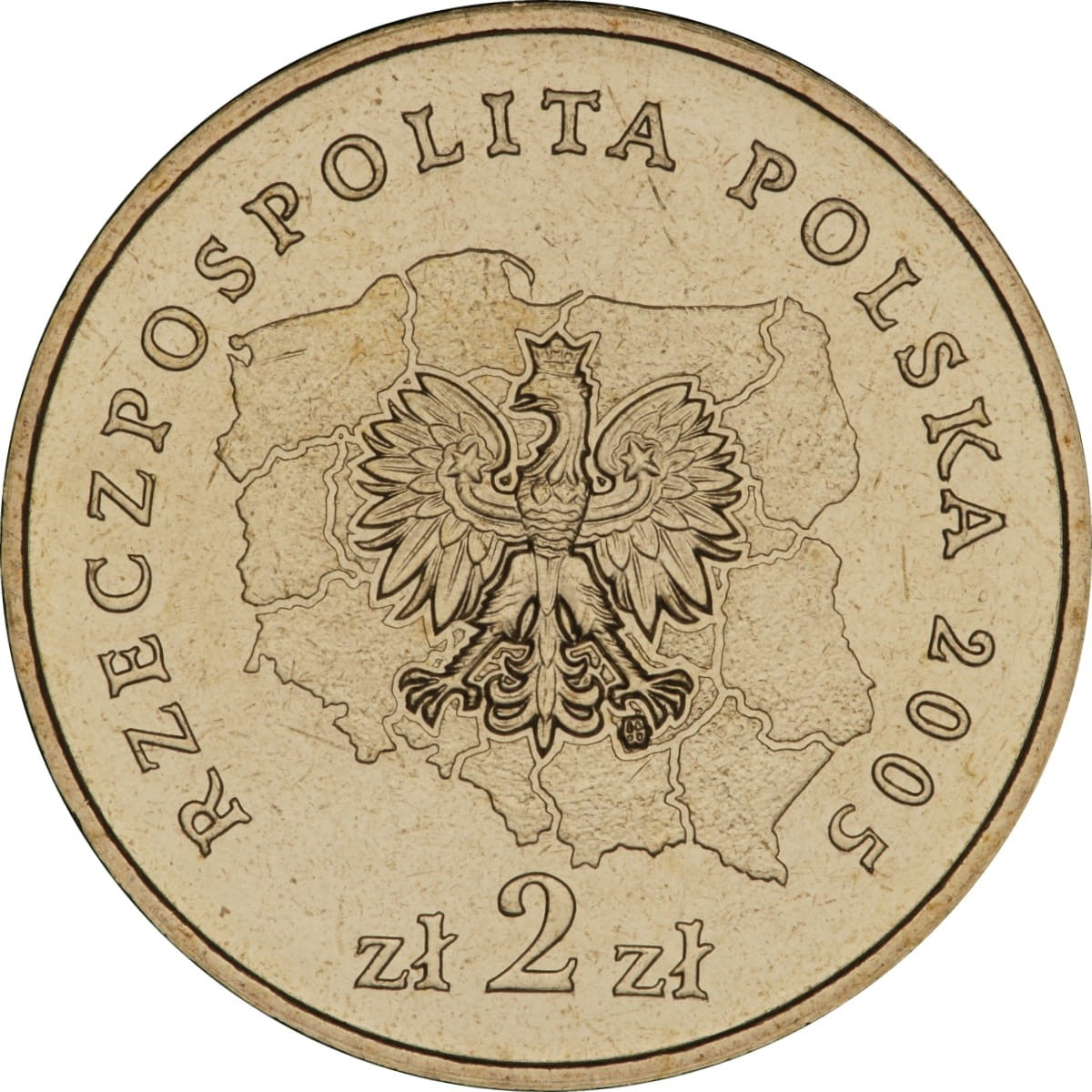 2 zł / 2005 r. - Herby Województw: Wielkopolskie