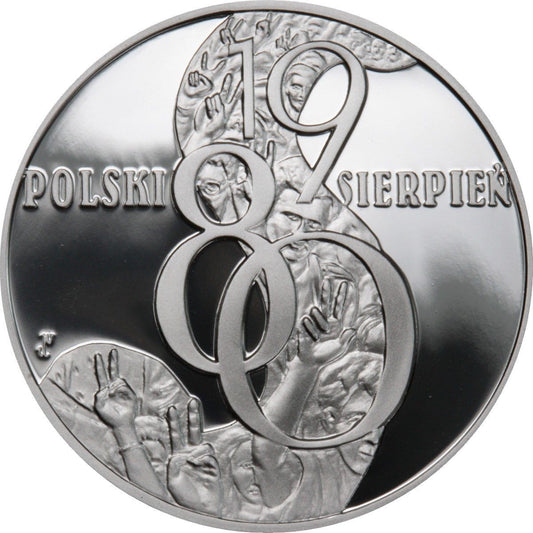 10 zł / 2010 r. - Polski Sierpień 1980
