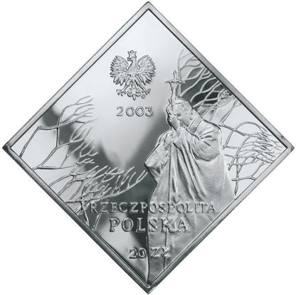 20 zł / 2003 r. - Jan Paweł II – 25-lecie pontyfikatu