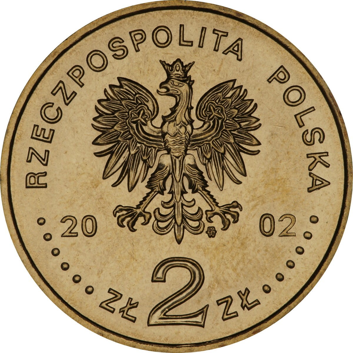 2 zł / 2002 r. - August II Mocny