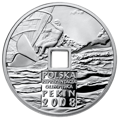 10 zł / 2008 r. -  Olimpiada – Pekin 2008 (z otworem)