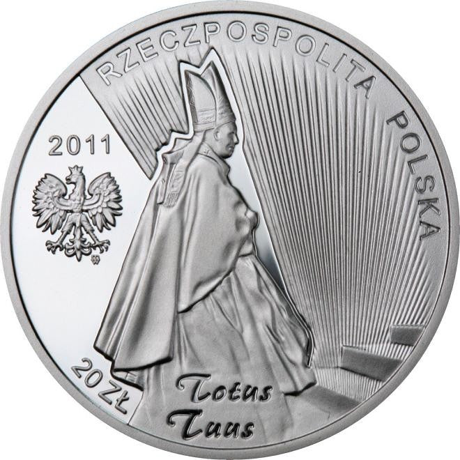 20 zł / 2011 r. - Beatyfikacja Jana Pawła II – 1 V 2011