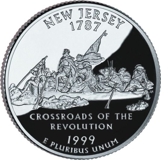 USA:  25 Centów / 1999 r. - New Jersey (nr 3)