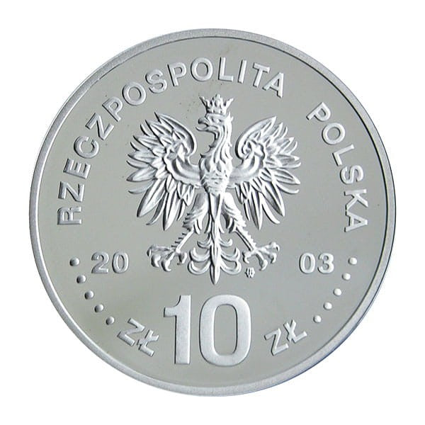 10 zł / 2003 r. -  Stanisław Leszczyński (półpostać)
