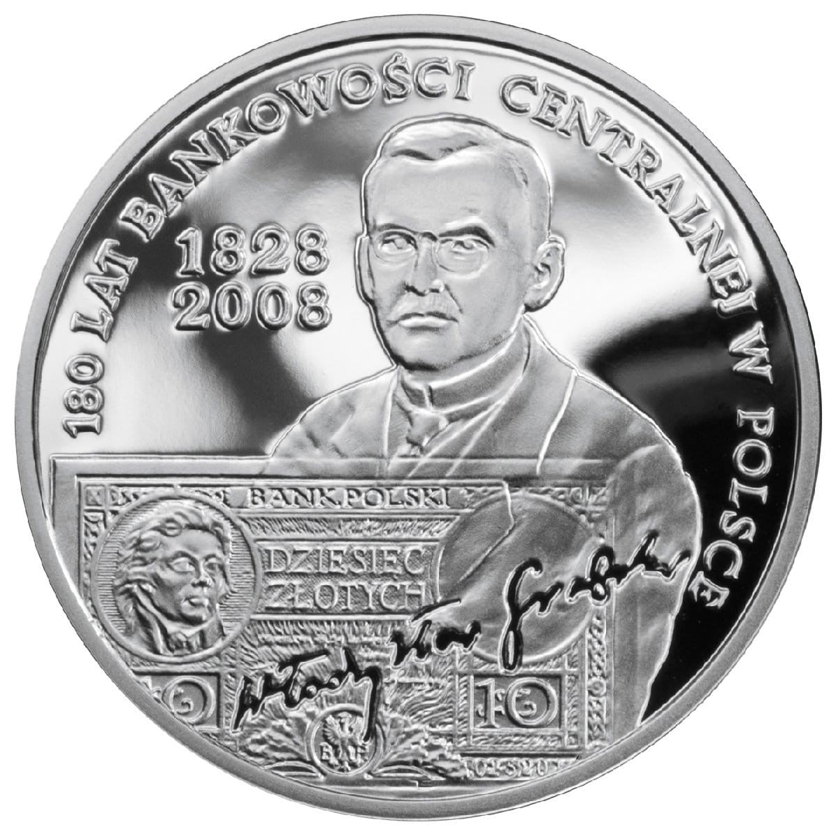 10 zł / 2009 r. -  180 lat bankowości centralnej w Polsce