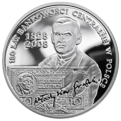 10 zł / 2009 r. -  180 lat bankowości centralnej w Polsce