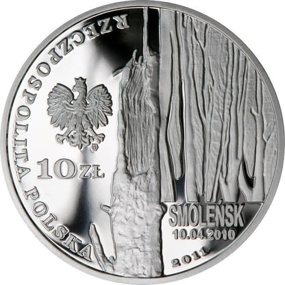 10 zł / 2011 r. - Smoleńsk - 10.04.2010r.