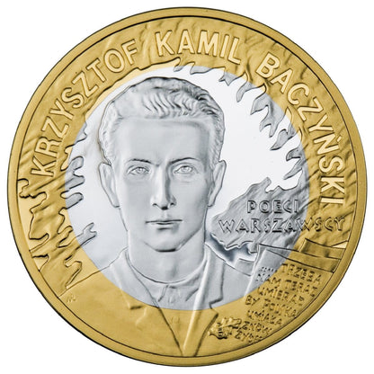 10 zł / 2009 r. -  Powstanie Warszawskie –  Krzysztof Kamil Baczyński