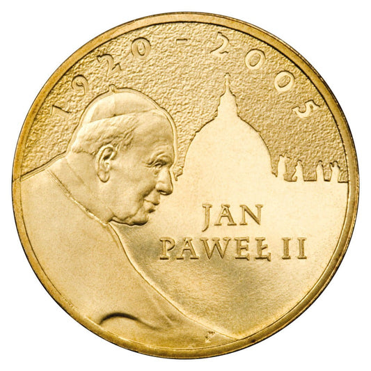 2 zł / 2005 r. - Papież Jan Paweł II