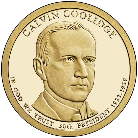 Prezydenci USA - 1$ / 2014 r. - 	Calvin Coolidge (nr 30)