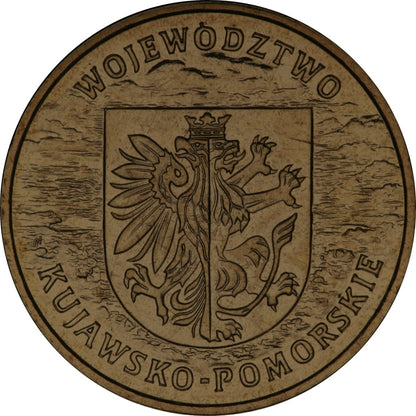 2 zł / 2004 r. - Herby Województw: Kujawsko-pomorskie