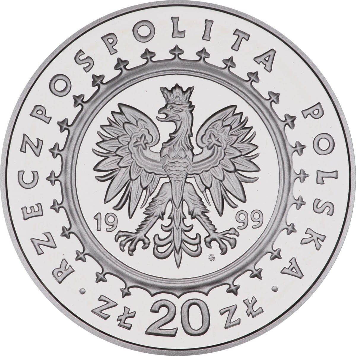 20 zł / 1999 r. - Pałac Potockich w Radzyniu Podlaskim