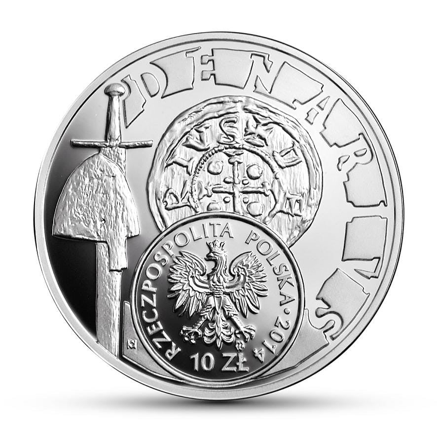 10 zł / 2014 r. - Denar Bolesława Krzywoustego