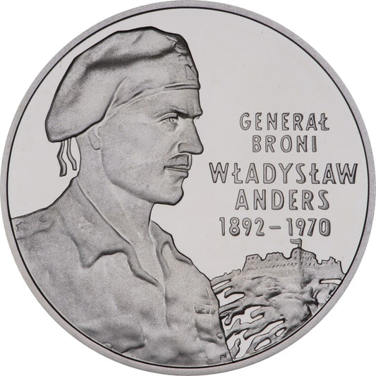 10 zł / 2002 r. -  Gen. Władysław Anders