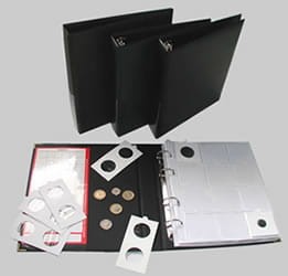 Klaser / album na 120 monet w holderach