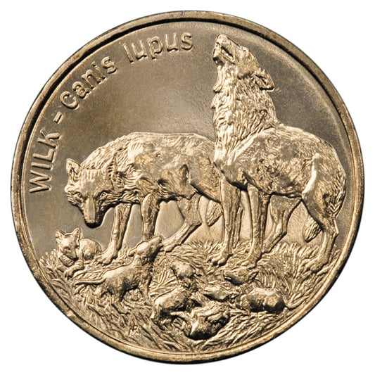 2 zł / 1999 r. - Wilk