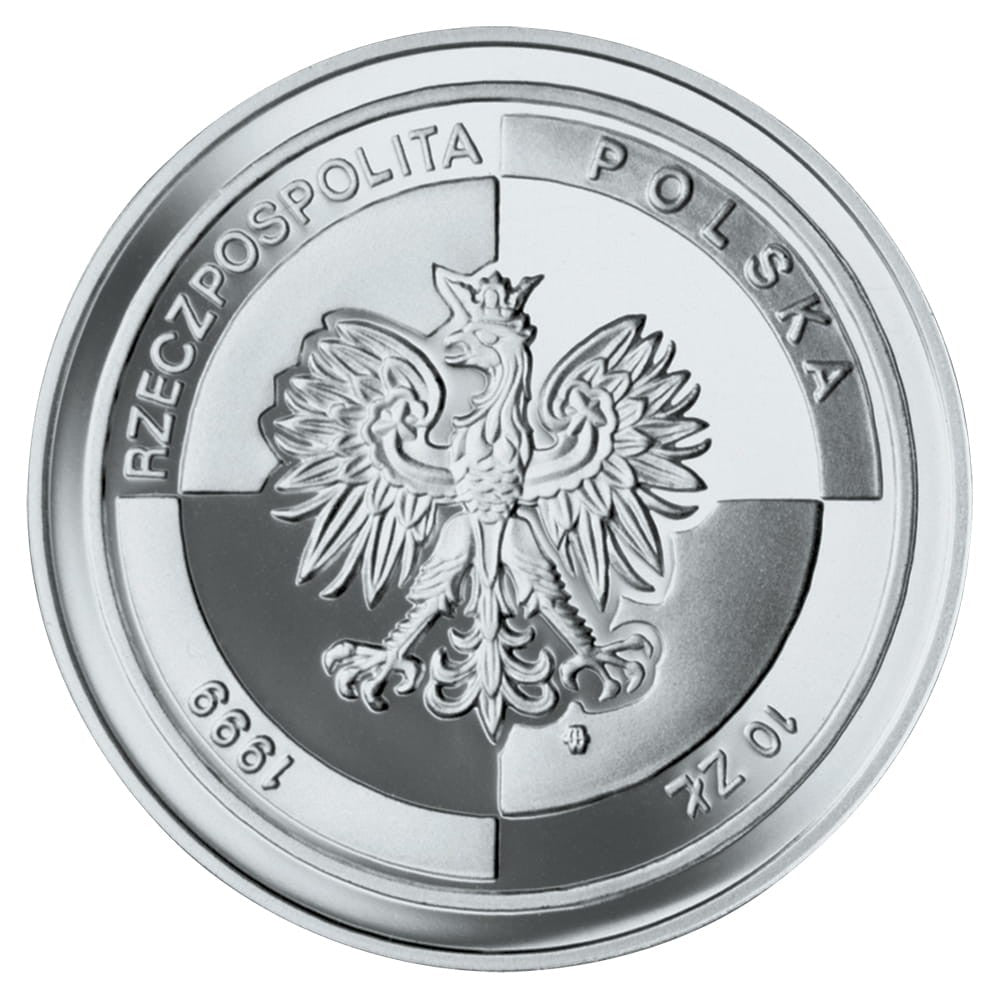 10 zł / 1999 r. -  Wejście Polski do NATO