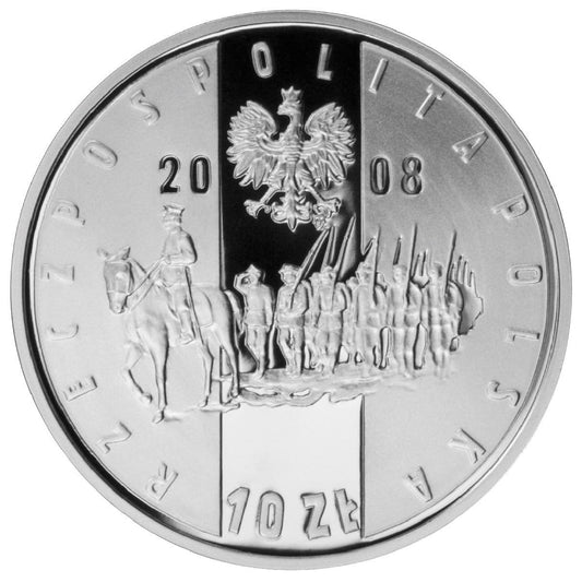 10 zł / 2008 r. -  90. rocznica Powstania Wielkopolskiego / I. J. Paderewski