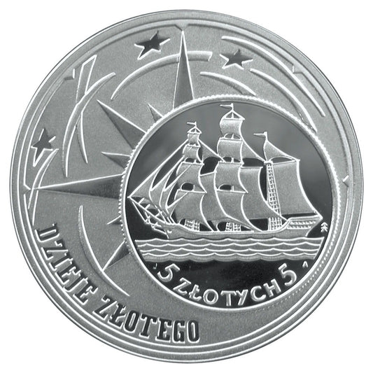 10 zł / 2005 r. -  Dzieje złotego: Żaglowiec