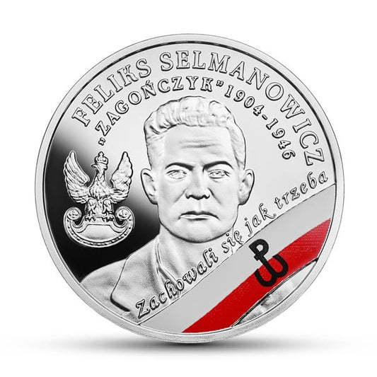 10 zł / 2017 r. -  Żołnierze Niezłomni - Feliks Selmanowicz ps. „Zagończyk”