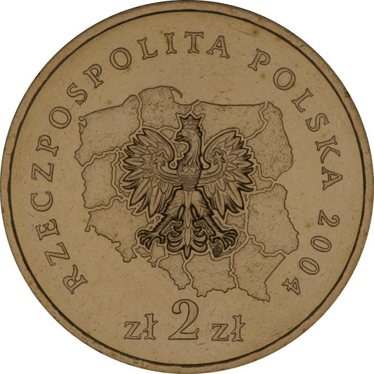 2 zł / 2004 r. - Herby Województw: Dolnośląskie