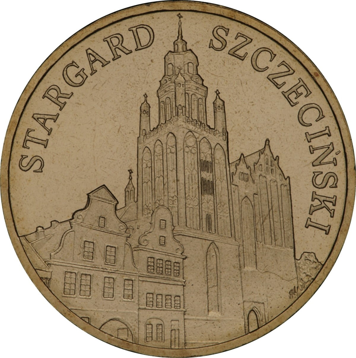 2 zł / 2007 r. - Historyczne Miasta w Polsce:  Stargard Szczeciński