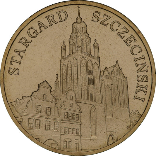 2 zł / 2007 r. - Historyczne Miasta w Polsce:  Stargard Szczeciński