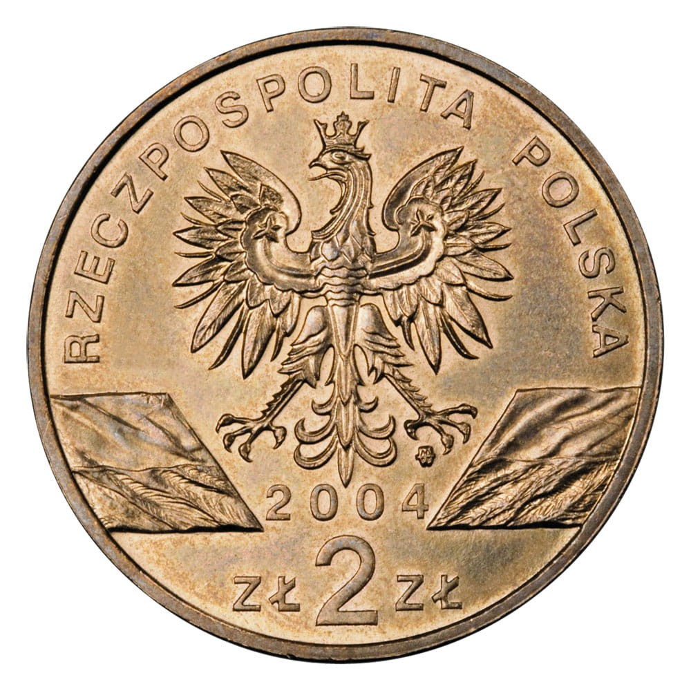 2 zł / 2004 r. -  Zwierzęta świata: Morświn