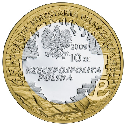 10 zł / 2009 r. -  Powstanie Warszawskie –  Krzysztof Kamil Baczyński