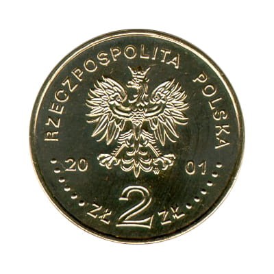 2 zł / 2001 r. - 15-lecie orzecznictwa Trybunału Konstytucyjnego