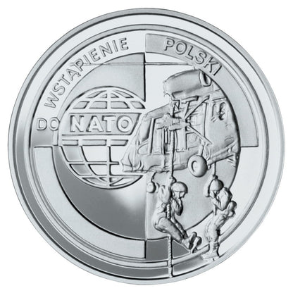10 zł / 1999 r. -  Wejście Polski do NATO