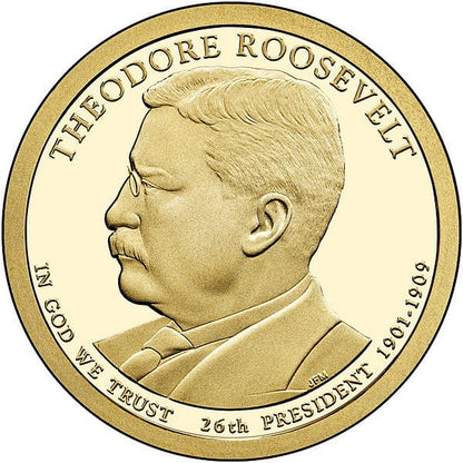 Prezydenci USA - 1$ / 2013 r. - 	Theodore Roosevelt (nr 26)