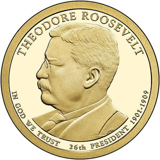 Prezydenci USA - 1$ / 2013 r. - 	Theodore Roosevelt (nr 26)