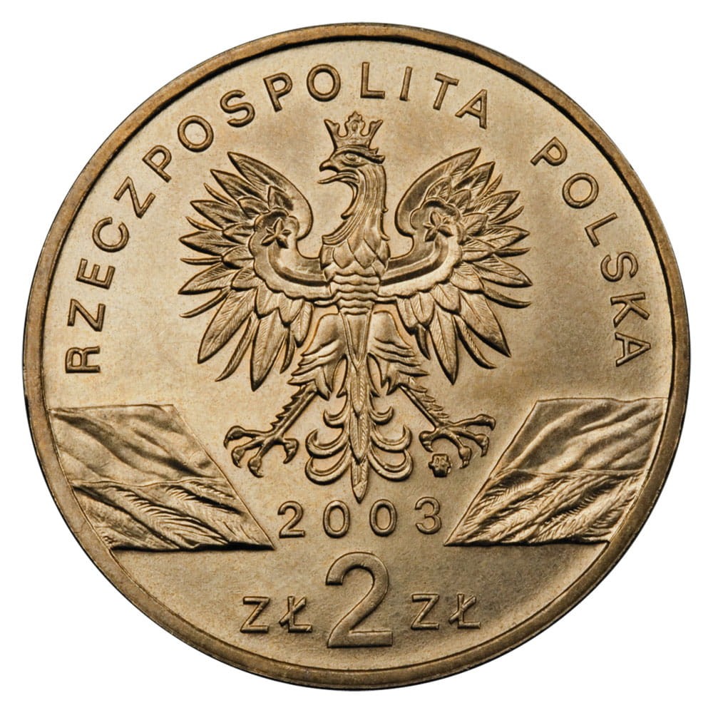 2 zł / 2003 r. - Zwierzęta świata: Węgorz europejski